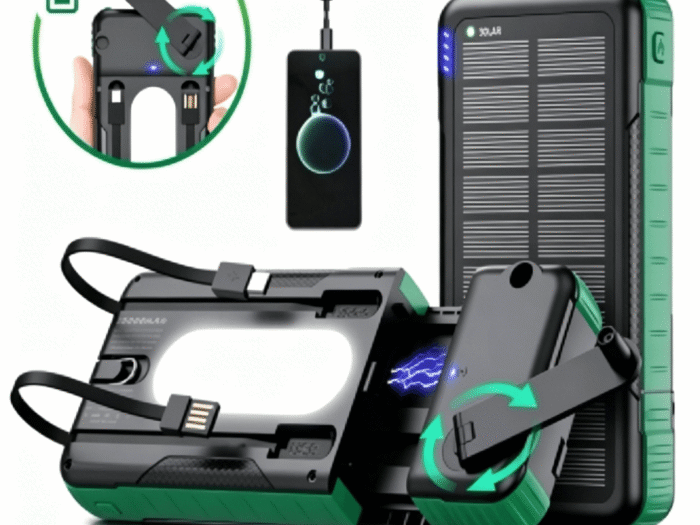 000mAh Solar Power Bank-2