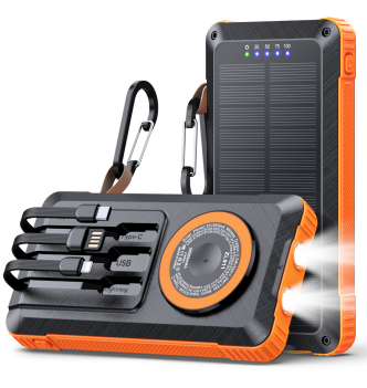 20000mAh Solar Power Bank (Hand-Crank-1)