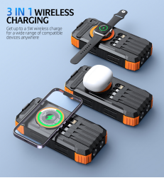 20000mAh Solar Power Bank (Hand-Crank) (2)
