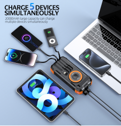 20000mAh Solar Power Bank (Hand-Crank) (3)
