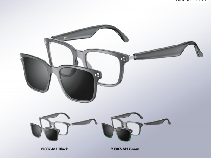 Magnetic Dual Lenses Smart Glasses (YJ007-M1)