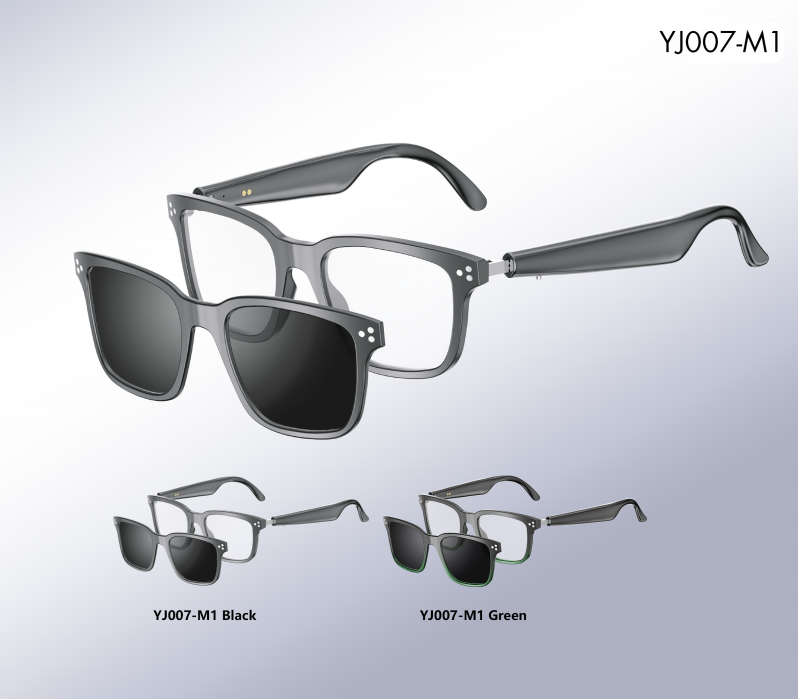 Magnetic Dual Lenses Smart Glasses (YJ007-M1)
