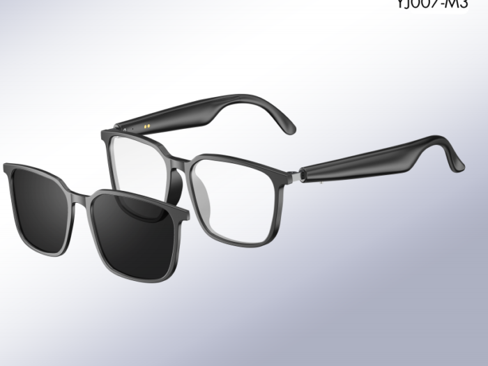 Magnetic Dual Lenses Smart Glasses (YJ007-M3)