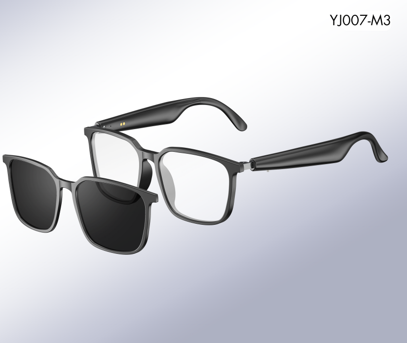 Magnetic Dual Lenses Smart Glasses (YJ007-M3)